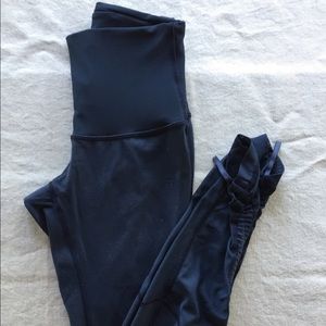 LULULEMON Super-High Rise Mesh Legging- Blue Grey